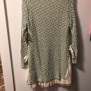 Altar'd State Dresses - Altar’d State green and cream sweater dress. Altar'd State Dresses - Altar’d State green and cream sweater dress.